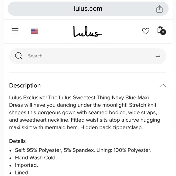 Brand new with tag navy blue lulus sweetest thing dress - Picture 7 of 9